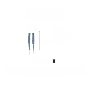 Detailed view of long turquoise rhinestone tassel earrings measuring 17cm in length