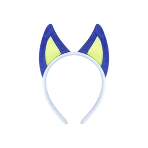 Blue and yellow dog ear headband for Halloween costume and cosplay hair accessory