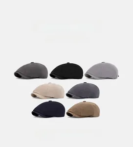 Detailed grid view showing various color options for the herringbone newsboy cap