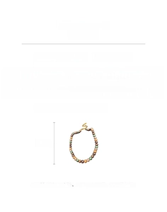 Spécifications du collier de perles colorées avec fermoir en alliage et chaîne d'extension