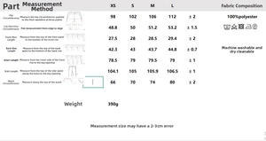 Guide des tailles et composition du tissu pour ensemble blazer et pantalon large femme
