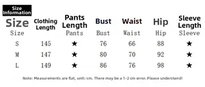 Detailed size chart for the sexy one-shoulder high-slit bodycon dress with measurements