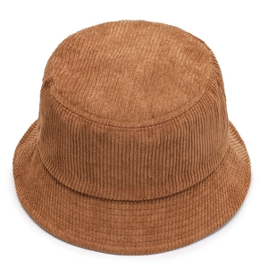 Chapeau Bob En Velours Côtelé Hiver Chaud Rétro Pêcheur Réglable Pour Hommes Femmes Couleur Unie Décontracté