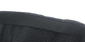 Detailed interior of plaid flat cap showing breathable mesh and elastic sweatband