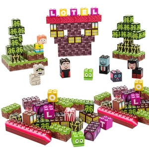 Set de briques de construction Hotel Transylvania avec figurines et pièces de décor