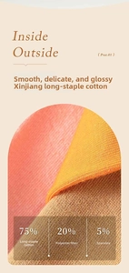 Macro detail of high-quality orange knitted socks showing premium cotton fabric texture