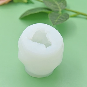 Yarn ball shaped silicone mold for DIY candles, soap, and 3D dessert baking crafts