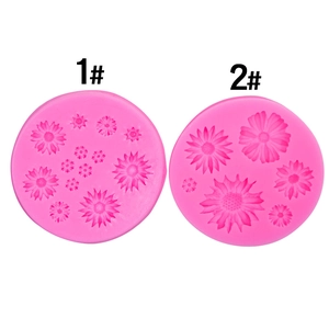 Daisy Sunflower Mini Silicone Mold For Chocolate Fondant Cake Decoration DIY Resin Crafting Craft Tool