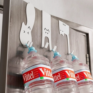 Türhaken mit Cartoon-Katzen und Kaninchen Design mit hoher Tragkraft für die Tür