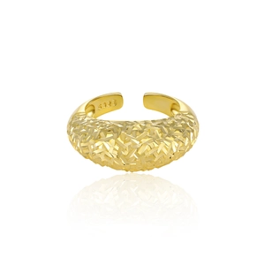 Unregelmäßige Geometrische Spiegel Facette Ring 925 Sterlingsilber Offener Verstellbarer Ring Für Damen Original Design Schmuck