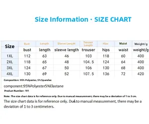 Tabella taglie dettagliata per pigiama a quadri e cuori, misure busto e lunghezza 1XL-4XL