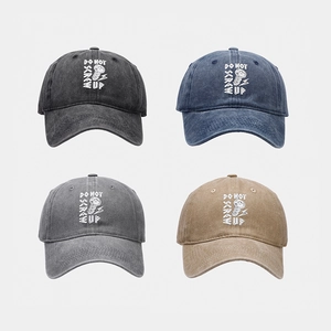 Vintage Waschbaumwolle Baseballkappe Distressed Sonnenschutz Sonnenhut Mit Do Not Screw Up Buchstaben Aufdruck Verstellbar