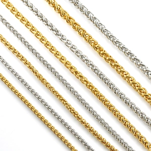 Catene dragon bone in acciaio inossidabile dorato e argento in varie misure e colori