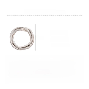 Detailed view of gold twisted metal bangle with material iron and 32.6g weight specs