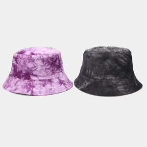 Cappello Alla Pescatora In Tela Di Cotone Tie Dye Reversibile Sfumato Protezione Solare Cappello Estivo Street Hip Hop