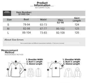 Size chart showing S, M, L dimensions for the one-shoulder ruched maxi dress