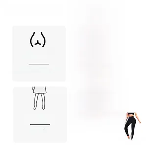 Detailed view of high-density weave fabric features on high-waisted seamless yoga leggings