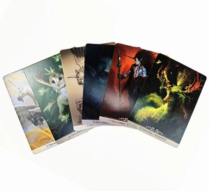 Spread of six Sea Soul Journey Oracle cards showing artistic sea-themed illustrations