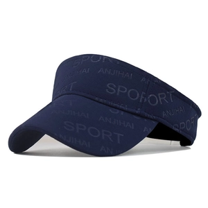 Visiera Sportiva da Donna Cappello con Stampa di Lettere Cima Aperta Protezione Solare per Spiaggia Tennis Golf Corsa Outdoor Accessori Estivi