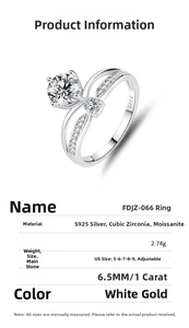 Detailed view of S925 silver moissanite ring with twisted band and S925 authenticity stamp