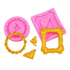 Europese vintage kanten siliconen mal voor DIY fondant en taart decoratie set