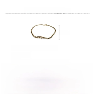 Detail showing CAH letters and camellia pendant with leather woven chain necklace