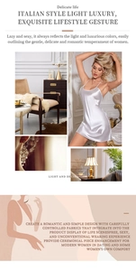 Détails d'une nuisette blanche en satin avec de fines bretelles et un col en V