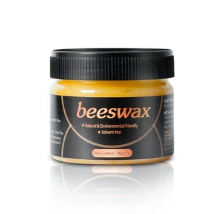 80g Natural wood seasoning beeswax for furniture floor polishing and wood protection care