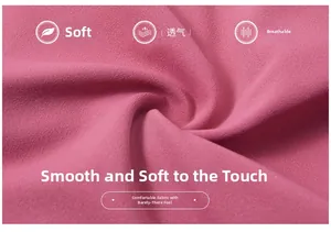Macro shot of breathable pink sports bra fabric with smooth texture and soft feel