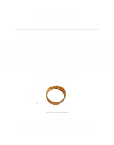 Detail shot of multi-layered gold plated cuff bracelet showing 27.2g weight and 6cm size