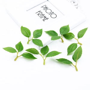 Artificial Rose Branches With Green Leaves Soft Plastic Stems For DIY Handmade Flowers Home Wedding Decor Photography Props