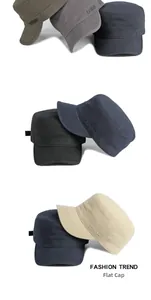 Détail de casquettes militaires en coton avec broderie SPIRIT en plusieurs couleurs