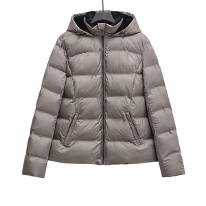 Damen Steppjacke Mit Kapuze Winter Warm Fleecegefüttert Winddicht Wasserdicht Einfarbig Oberbekleidung Reißverschluss Mantel