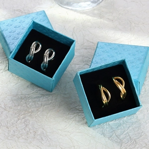 Twisted Irregular Hoop Earrings Stainless Steel 18K Gold Plated Geometric Fashion Minimalist Jewelry For Women