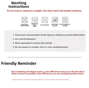 Detailed washing and care instructions for luxury mohair scarves and high-quality wool