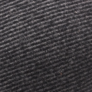 Classic striped wool flat cap for men with warm thermal lining and textured diagonal twill