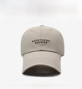 Detailed embroidery on lightweight quick-dry baseball cap with breathable mesh texture