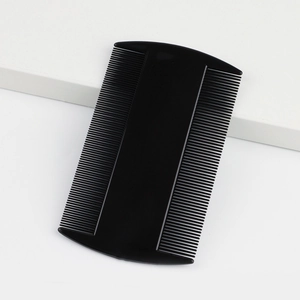 Double Sided Pet Flea Comb Plastic Fine Tooth Nit Removal Grooming Tool For Dogs And Cats Daily Hair Cleaning Supplies