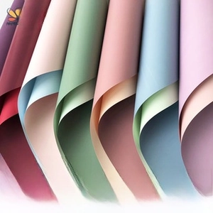 Waterproof floral wrapping paper sheets in various Morandi colors for flower bouquets