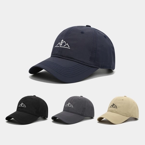 Casquette De Baseball D'Extérieur Avec Broderie De Montagne Respirante Séchage Rapide Chapeau Sport Réglable Hommes Femmes
