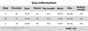 Guide des tailles détaillé pour ensemble haut à capuche léopard et pantalon évasé
