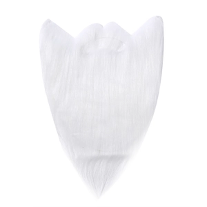 White long faux fiber Santa Claus beard for Halloween Christmas party costume