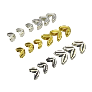 Leaf Wheat Ear Alloy Spacer Beads Vintage DIY Bracelet Necklace Jewelry Making Finding Accessories
