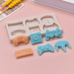 Game Controller Silicone Mold DIY Baking Chocolate Resin Crafting Flexible Non Stick Retro Controller Shapes
