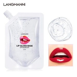 Lip Gloss Base DIY L9804 Clear Gel Moisturizing Non Stick Mirror Effect Lip Glaze Base Handmade Makeup Material