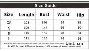 Size guide table for women vintage floral two-piece set showing cm measurements