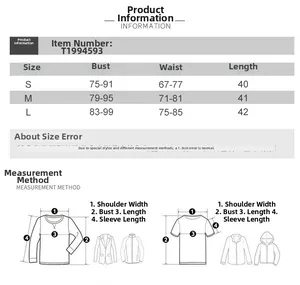 Detailed size chart for floral crop top including bust, waist and length measurements