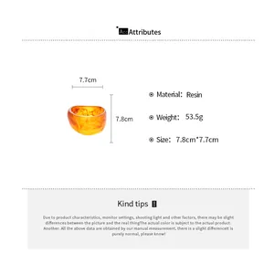 Detailed size chart for the geometric resin bangle with material and weight info