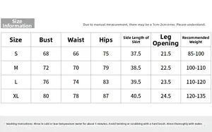 Tableau des tailles détaillé pour robe de sport d'été avec mesures de poitrine et taille