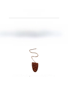 Detailed size parameters of the leopard print leather magnetic glasses bag necklace